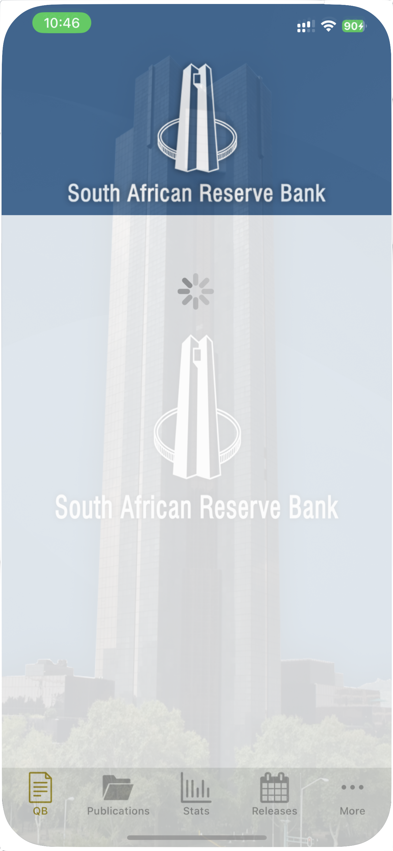 South Africa Reserve Bank mobile app developed by SynchPlus